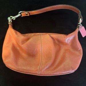 Coach mini sling patent leather